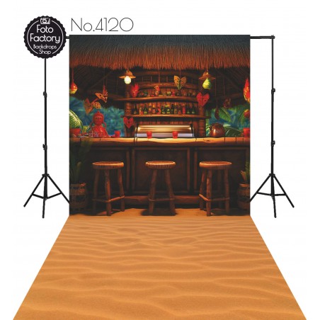 Tło Fotograficzne bar na plaży 4120