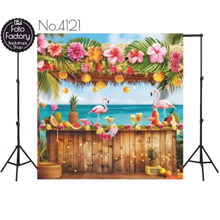 Tło Fotograficzne bar na plaży 4121
