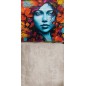Backdrop graffiti woman 4130