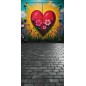 Tło Fotograficzne graffiti serce 4132