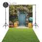 Backdrop blue door school accessories 4134