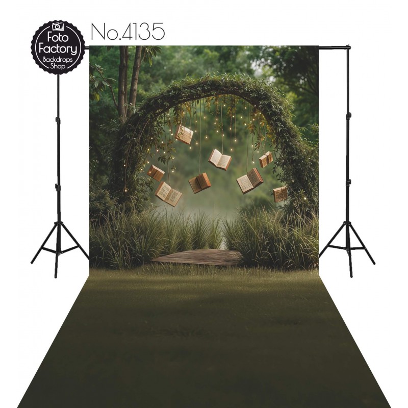 Backdrop books plants 4135