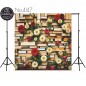 Backdrop books flowers 4147